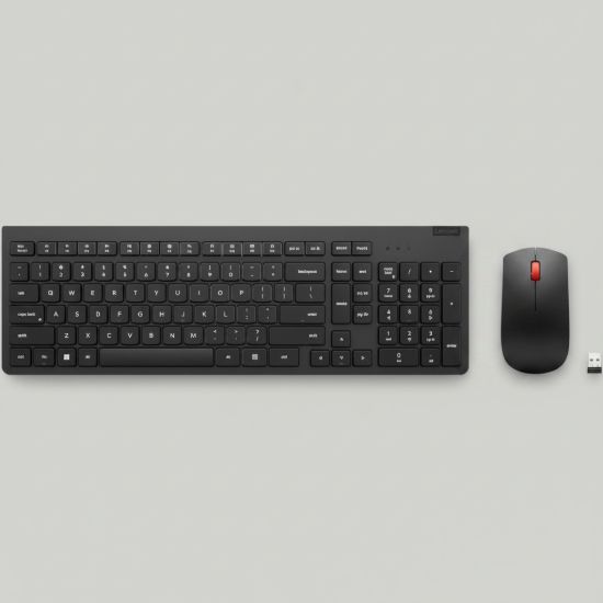 صورة Lenovo Essential Wireless Combo Keyboard Mouse Gen2 Black