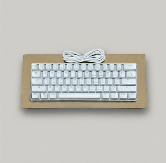 صورة White Mechanical Gaming  Keyboard